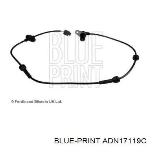 Датчик АБС (ABS) передній, лівий ADN17119C Blue Print