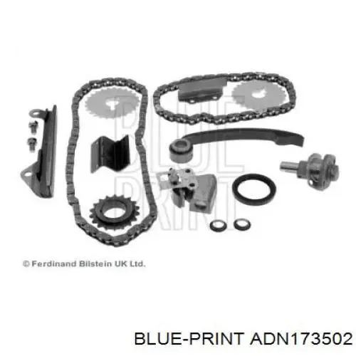 Ланцюг ГРМ, комплект Blue Print ADN173502 ціна, від 133.88 USD