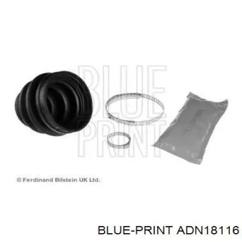 Пильник шарніра кутових швидкостей зовнішній передній Blue Print ADN18116 ціна, від 7.19 USD