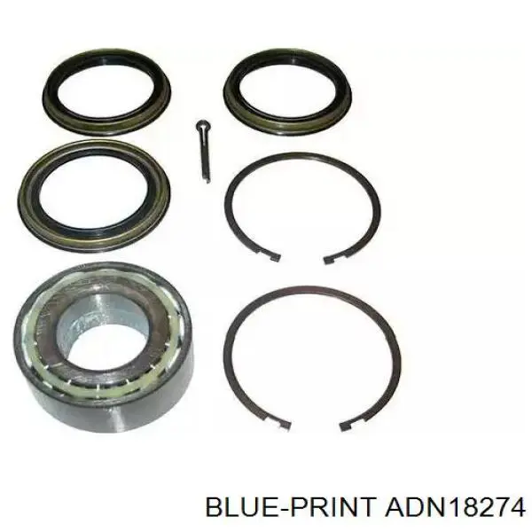 Підшипник піввісі заднього моста, зовнішній Blue Print ADN18274 ціна, від 39.89 USD