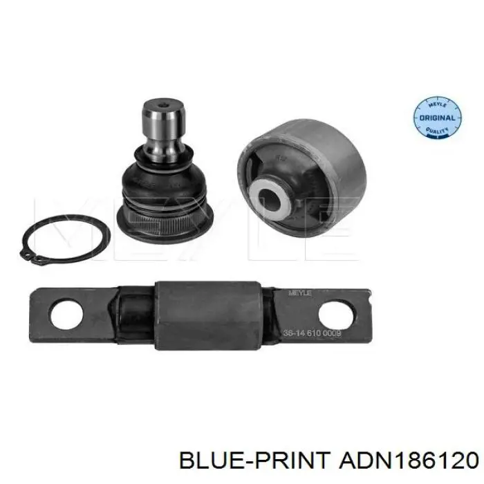 Правий важіль передній нижній підвіски Blue Print ADN186120