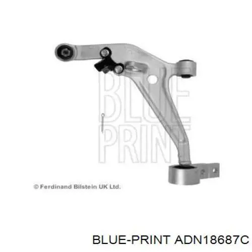 Важіль передньої підвіски нижній, лівий ADN18687C Blue Print