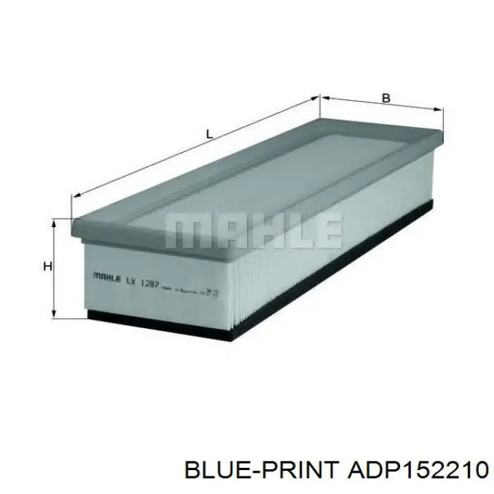 Повітряний фільтр ADP152210 Blue Print