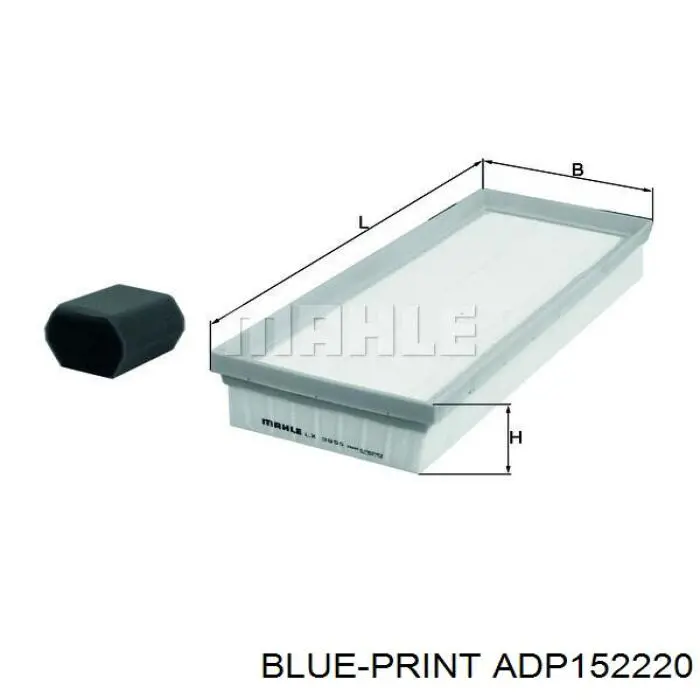 Купити ADP152220 Blue Print Автомобільний фільтр повітря