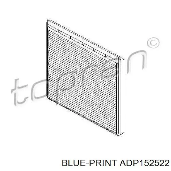 Повітряний фільтр салону Blue Print ADP152522