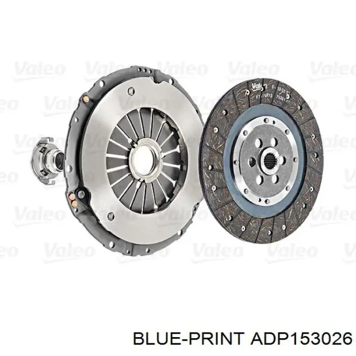 Комплект зчеплення (3 частини) Blue Print ADP153026 ціна, від 110.29 USD
