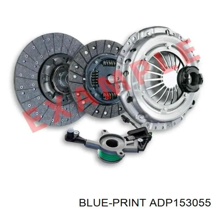 Комплект зчеплення (3 частини) Blue Print ADP153055 ціна, від 119.60 USD
