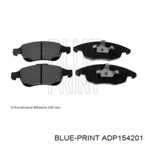 Купити ADP154201 Blue Print Колодки гальмівні передні, дискові