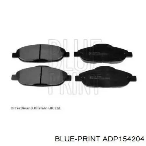 ADP154204 Blue Print колодки гальмівні передні, дискові
