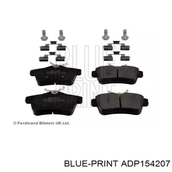 Купити ADP154207 Blue Print Задні колодки