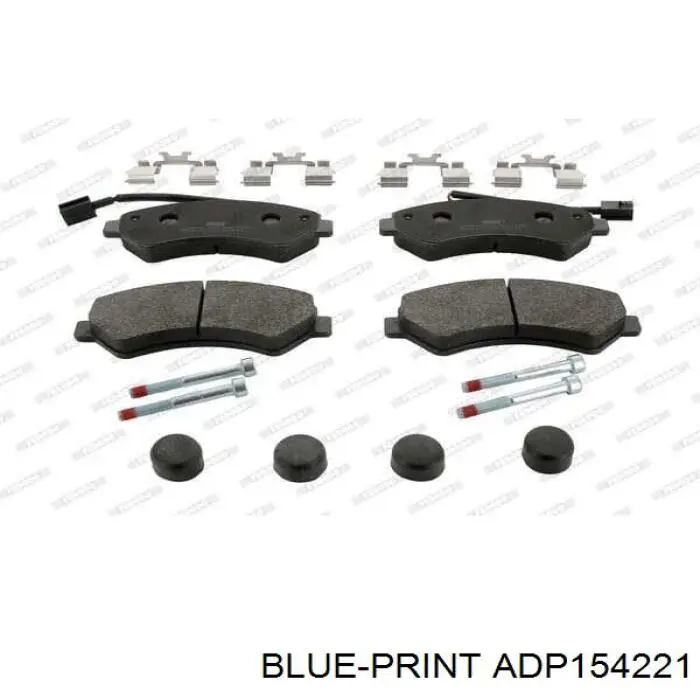 Купити ADP154221 Blue Print Колодки гальмівні передні, дискові