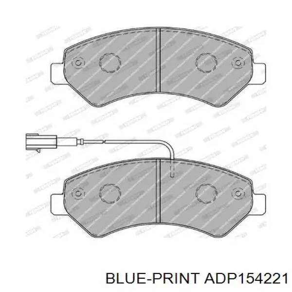 Тормозні колодки Blue Print ADP154221