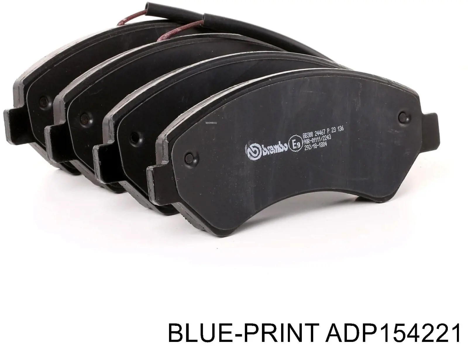 Гальмівні колодки Blue Print ADP154221 ціна, від 33.26 USD