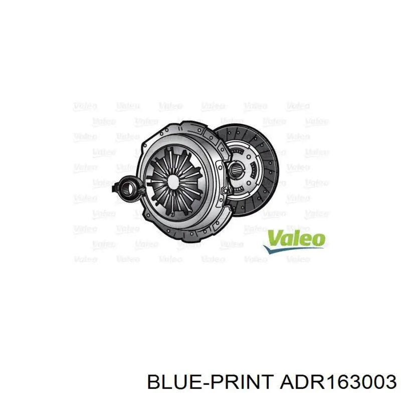 ADR163003 Blue Print комплект зчеплення (3 частини)
