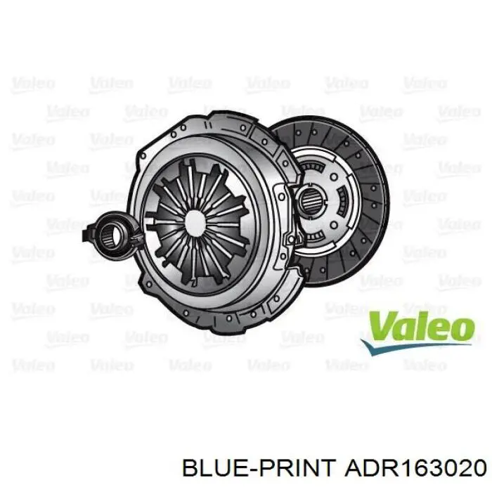 ADR163020 Blue Print комплект зчеплення (3 частини)