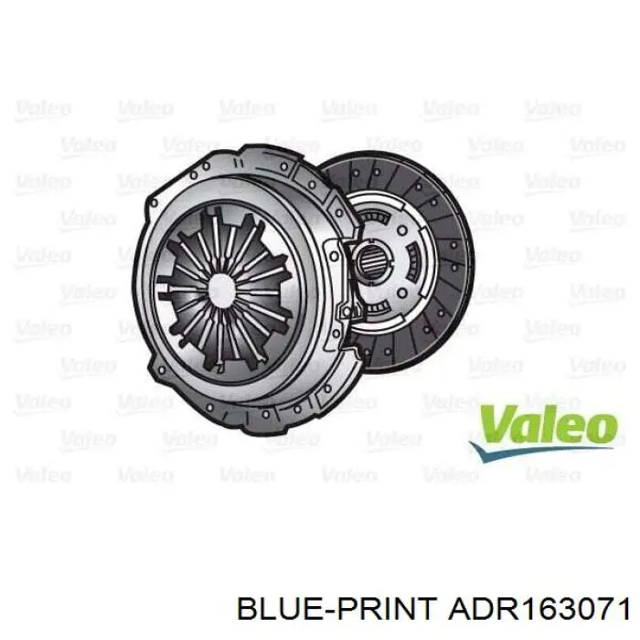 V834276 VALEO комплект зчеплення (3 частини)