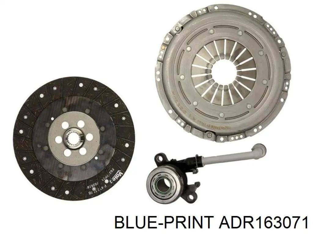 Купити ADR163071 Blue Print Комплект зчеплення (диск, корзина, підшипник)