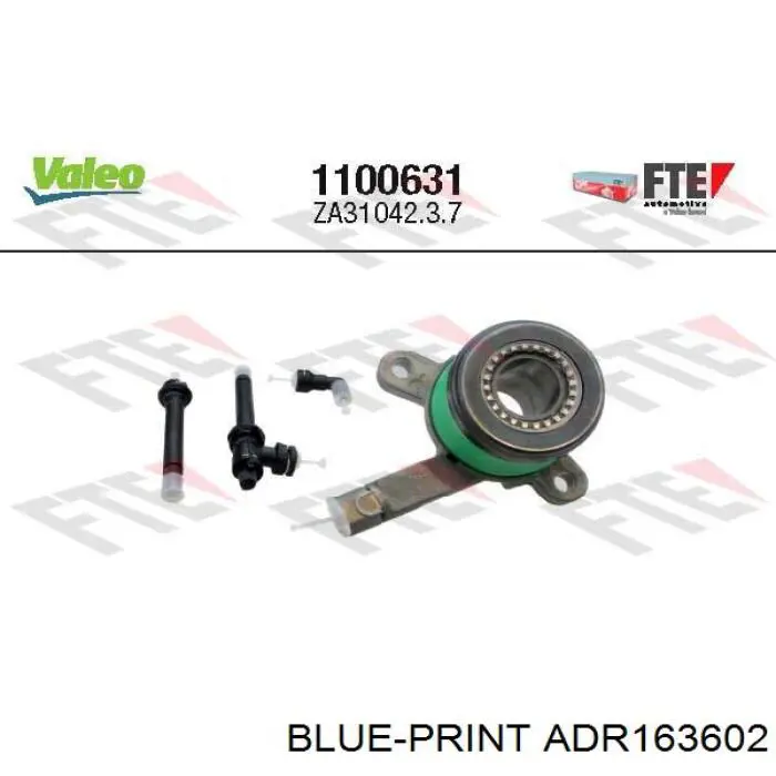 Робочий циліндр зчеплення в зборі з вижимним підшипником Blue Print ADR163602