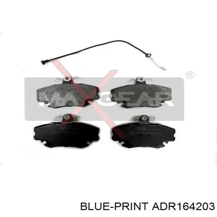 Гальмівні колодки Blue Print ADR164203 ціна, від 18.56 USD
