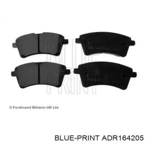 Гальмівні колодки Blue Print ADR164205 ціна, від 18.38 USD
