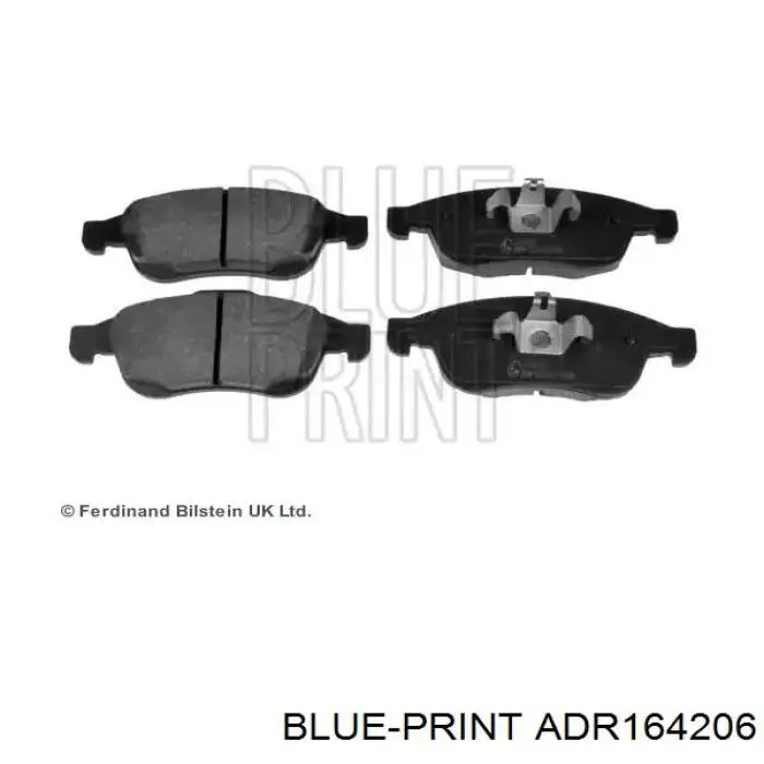 Купити ADR164206 Blue Print Колодки гальмівні передні, дискові