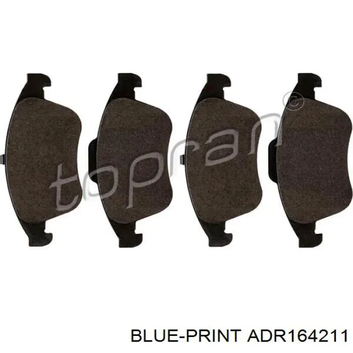 Передні тормозні колодки 8660000764 Renault (RVI)