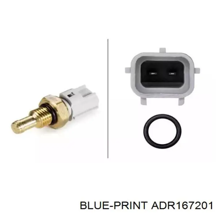 Датчик температури охолоджуючої рідини ADR167201 Blue Print