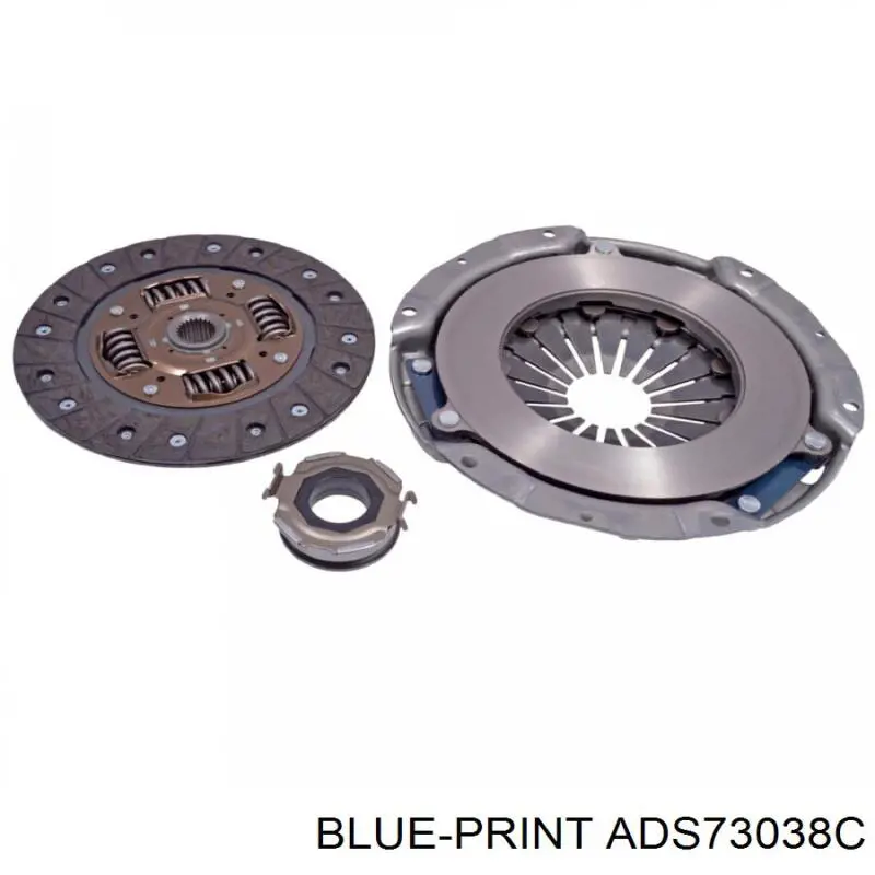 Купити ADS73038C Blue Print Комплект зчеплення (диск, корзина, підшипник)