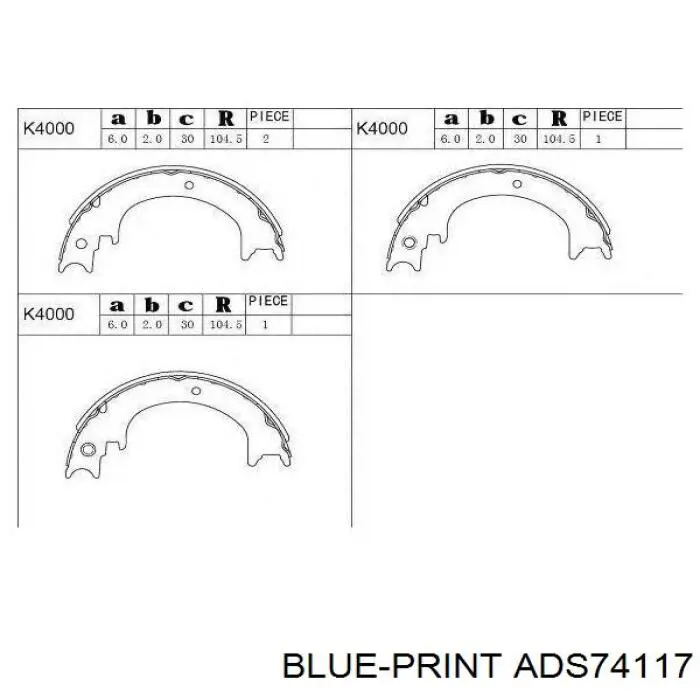 Купити 26694XA00A Subaru Гальмівні колодки гальма стоянки