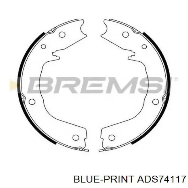 Колодки ручника / стоянкового гальма Denckermann B120167 ціна, від 28.36 USD