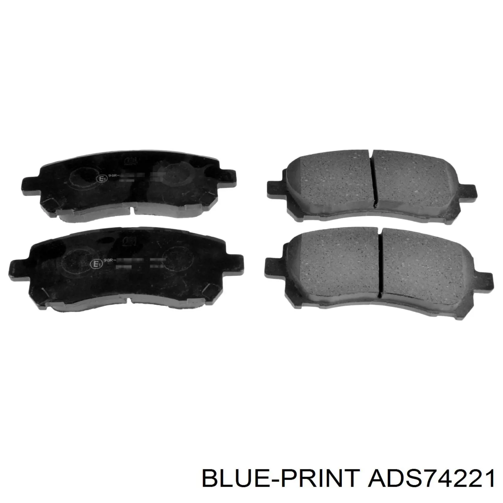 ADS74221 Blue Print колодки гальмівні передні, дискові