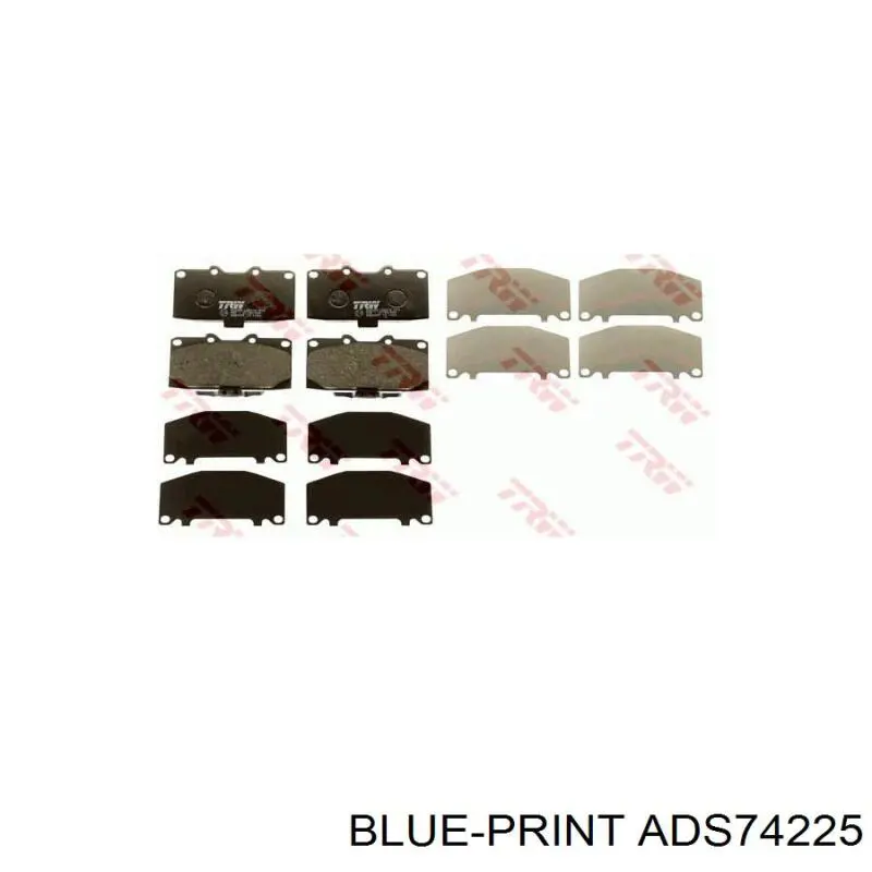 Гальмівні колодки Blue Print ADS74225 ціна, від 31.74 USD