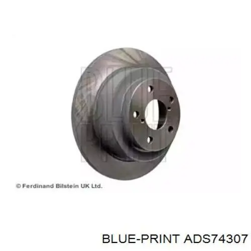 Диск гальмівний задній Blue Print ADS74307