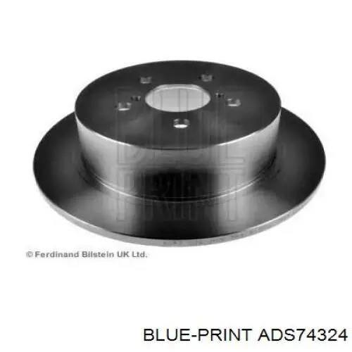 Диск гальмівний задній Blue Print ADS74324