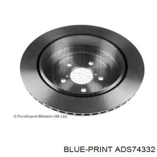 Диск гальмівний задній ADS74332 Blue Print