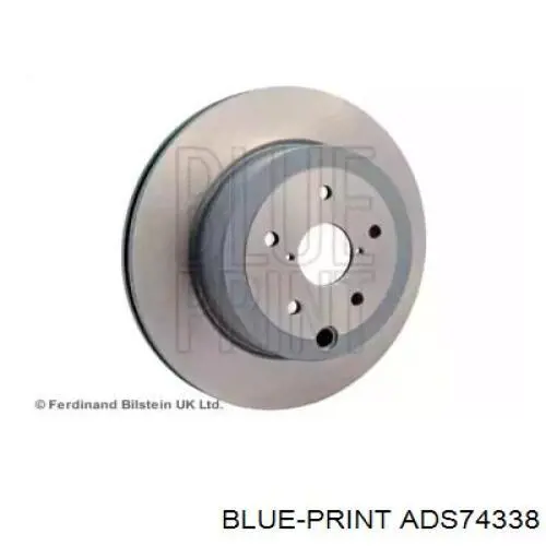 ADS74338 Blue Print диск гальмівний задній