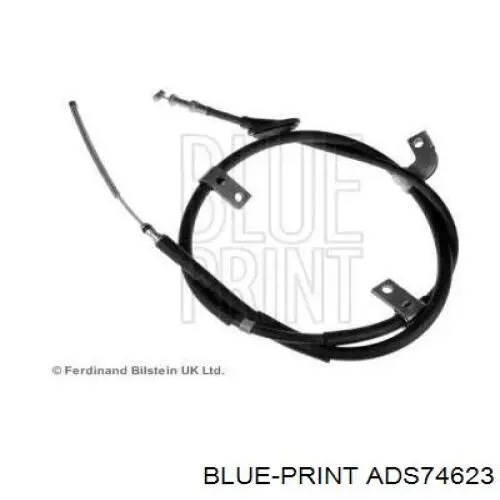 Купити ADS74623 Blue Print Трос ручного гальма задній, лівий