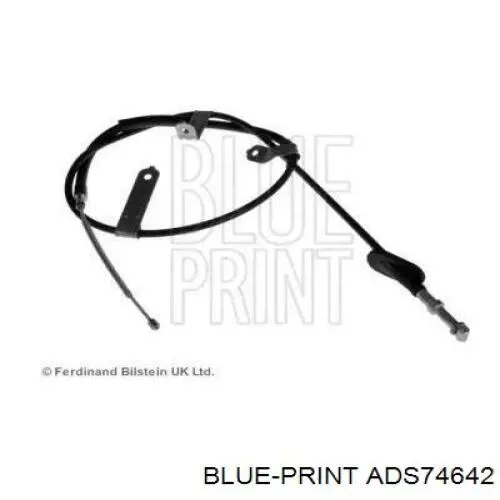 Трос стоянкового гальма задній лівий Blue Print ADS74642 ціна, від 20.46 USD