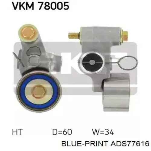 Купити ADS77616 Blue Print Натягувач ременя ГРМ