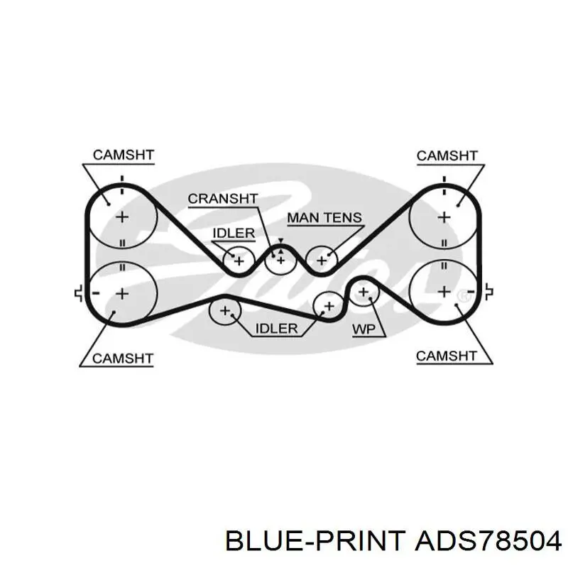 Купити ADS78504 Blue Print Тяжка стабілізатора переднього