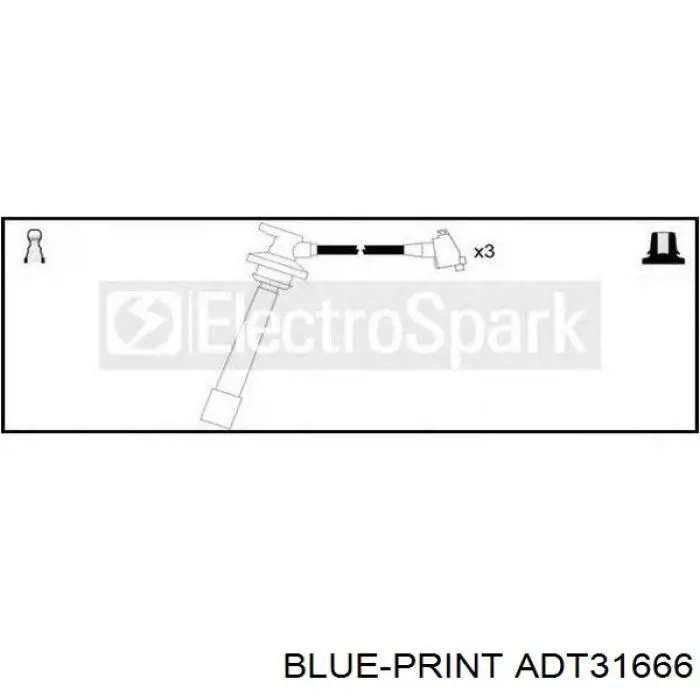 ADT31666 Blue Print дріт високовольтні, комплект