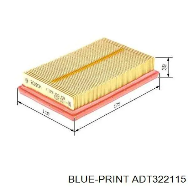 K7103 Mfilter Повітряний фільтр двигуна