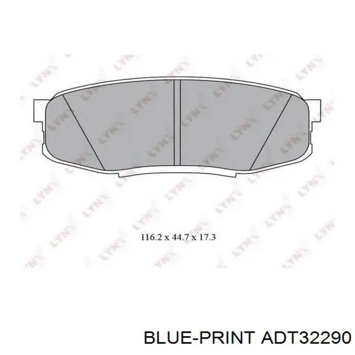 Фільтр повітряний Interparts IPA1001