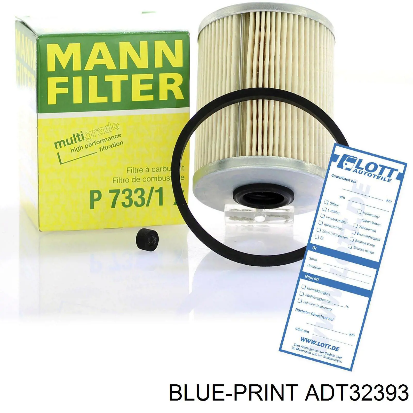 Фільтр паливний Blue Print ADT32393