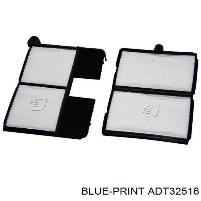 Купити ADT32516 Blue Print Фільтр салону вугільний