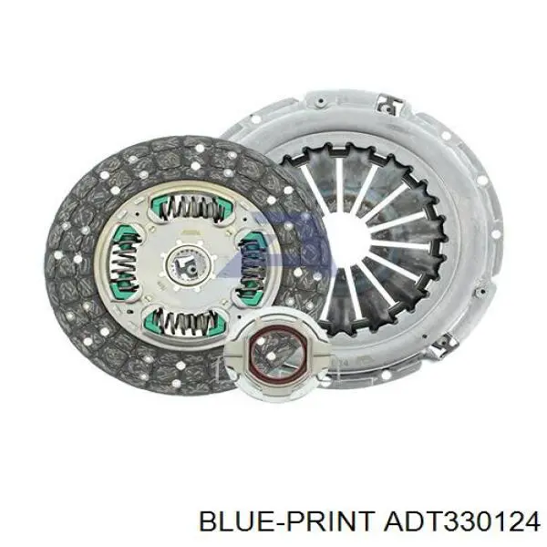 Купити ADT330124 Blue Print Комплект зчеплення (диск, корзина, підшипник)