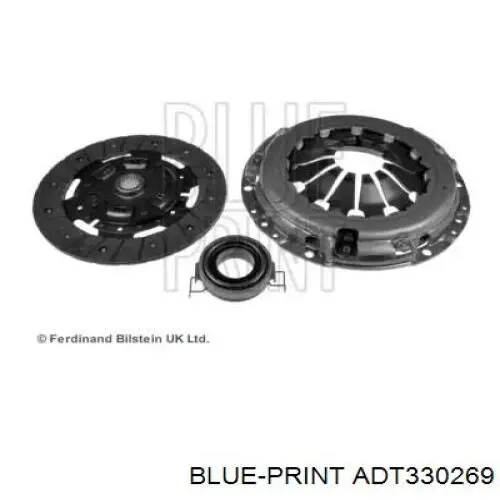 Комплект зчеплення (3 частини) KT331A Aisin