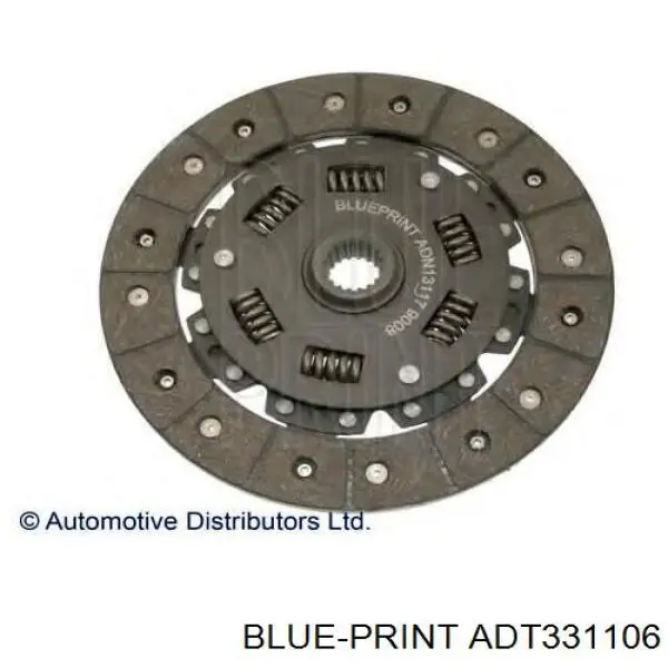 Диск зчеплення ADT331106 Blue Print