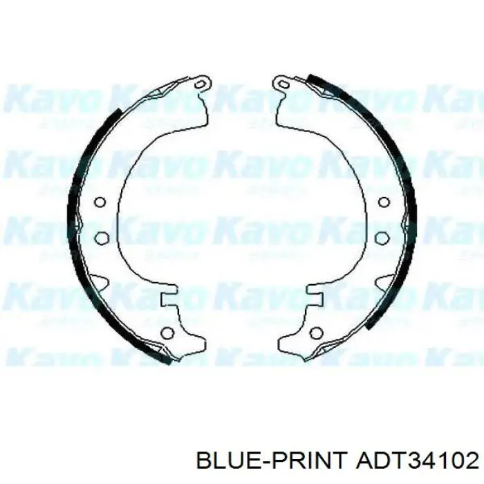 Колодки гальмові задні, барабанні 449514010 Toyota