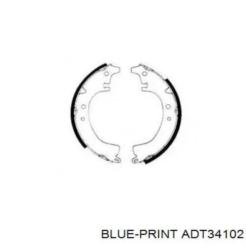 Купити 449514010 Toyota Колодки гальмові задні, барабанні